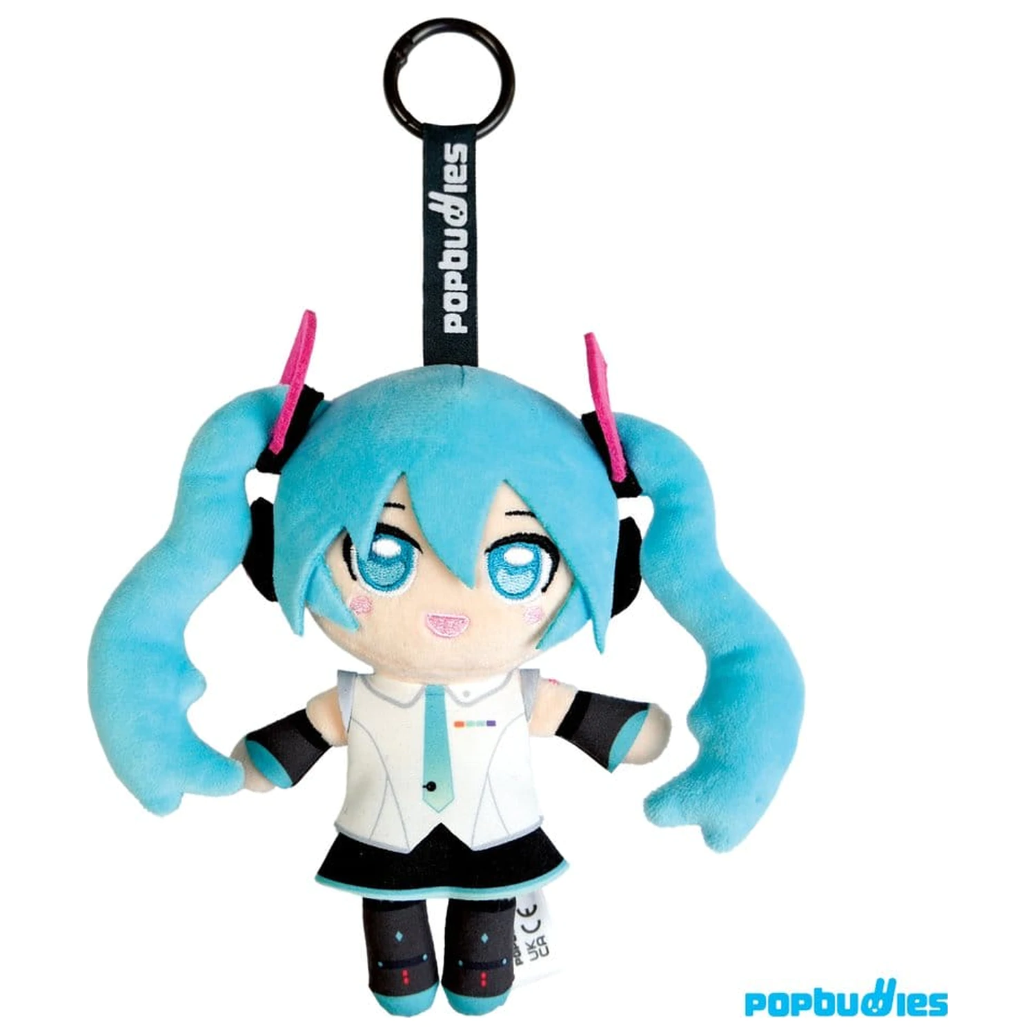 Hatsune Miku plišast obesek za ključe V4X 15 cm fotografija izdelka