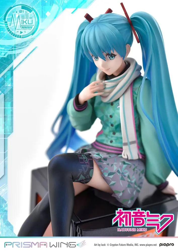 Hatsune Miku Prisma Wing PVC kip 1/7 Hatsune Miku (risba: lack) 19 cm fotografija izdelka