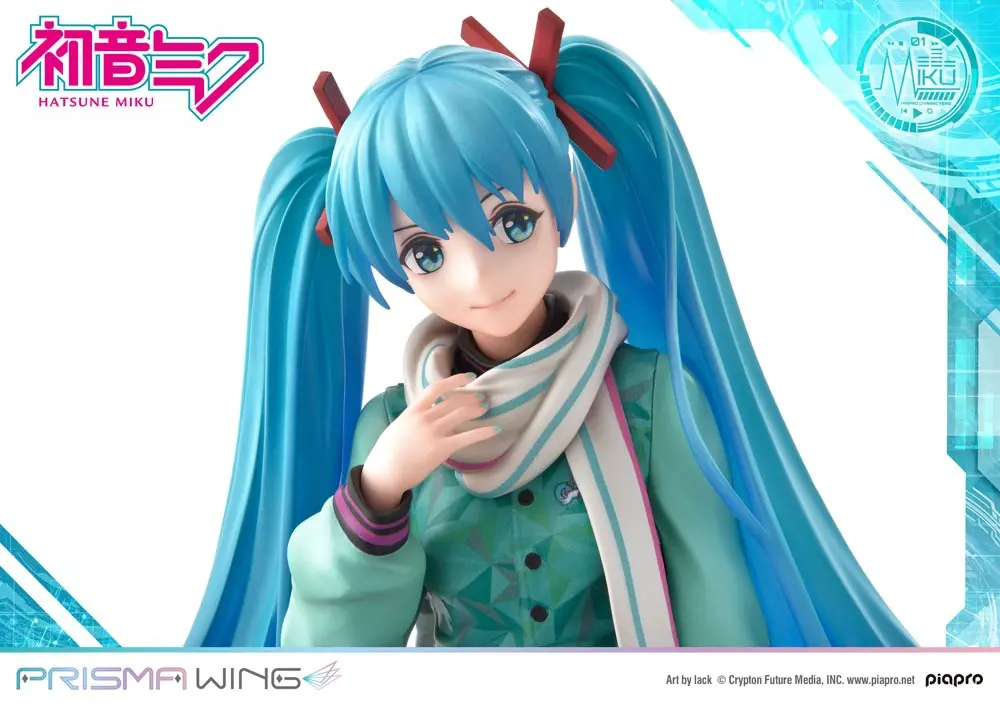 Hatsune Miku Prisma Wing PVC kip 1/7 Hatsune Miku (risba: lack) 19 cm fotografija izdelka