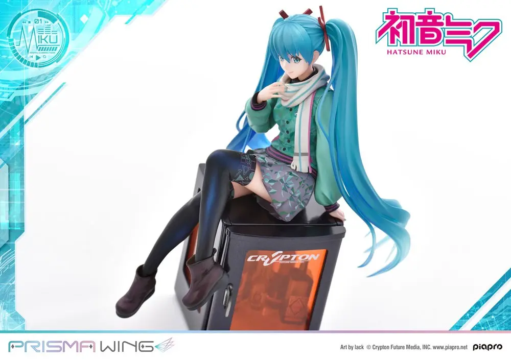 Hatsune Miku Prisma Wing PVC kip 1/7 Hatsune Miku (risba: lack) 19 cm fotografija izdelka