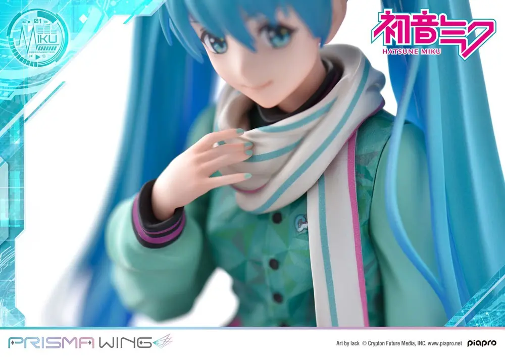 Hatsune Miku Prisma Wing PVC kip 1/7 Hatsune Miku (risba: lack) 19 cm fotografija izdelka