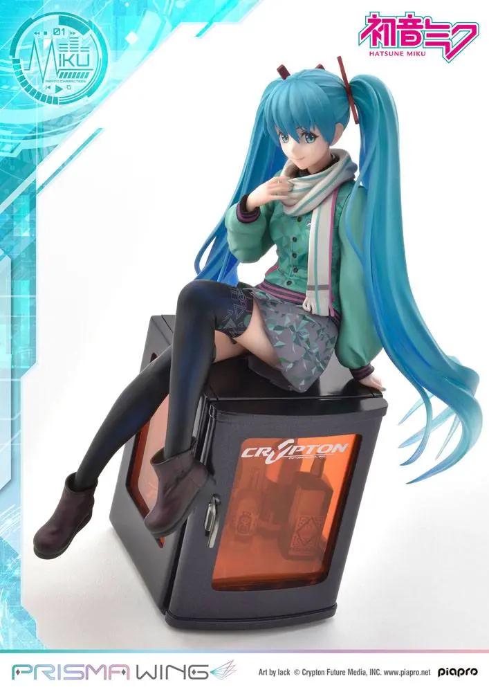 Hatsune Miku Prisma Wing PVC kip 1/7 Hatsune Miku (risba: lack) 19 cm fotografija izdelka