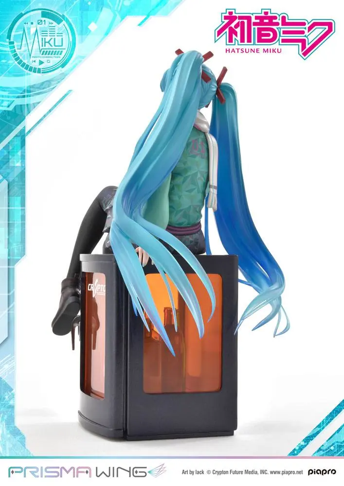 Hatsune Miku Prisma Wing PVC kip 1/7 Hatsune Miku (risba: lack) 19 cm fotografija izdelka