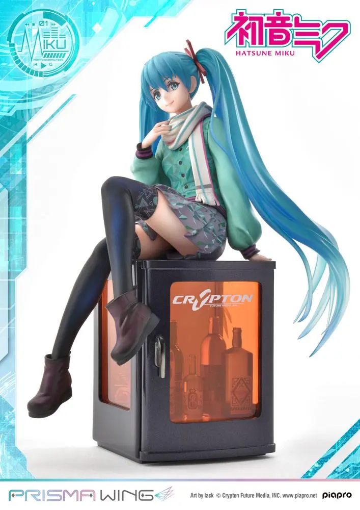 Hatsune Miku Prisma Wing PVC kip 1/7 Hatsune Miku (risba: lack) 19 cm fotografija izdelka