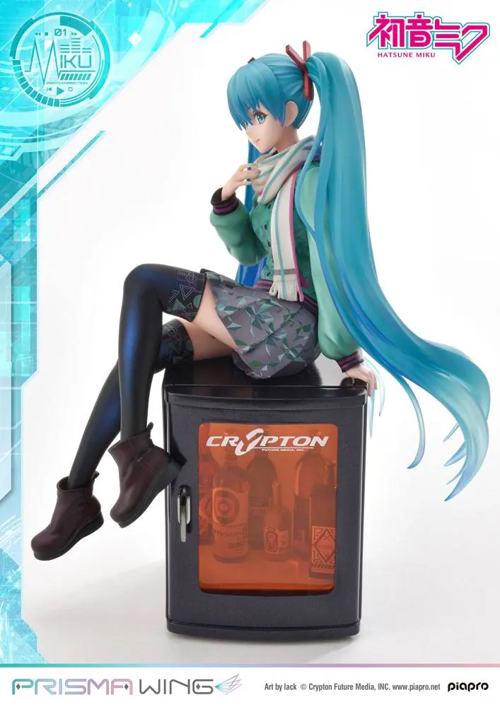 Hatsune Miku Prisma Wing PVC kip 1/7 Hatsune Miku (risba: lack) 19 cm fotografija izdelka