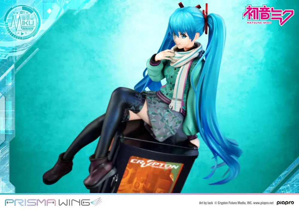 Hatsune Miku Prisma Wing PVC kip 1/7 Hatsune Miku (risba: lack) 19 cm fotografija izdelka