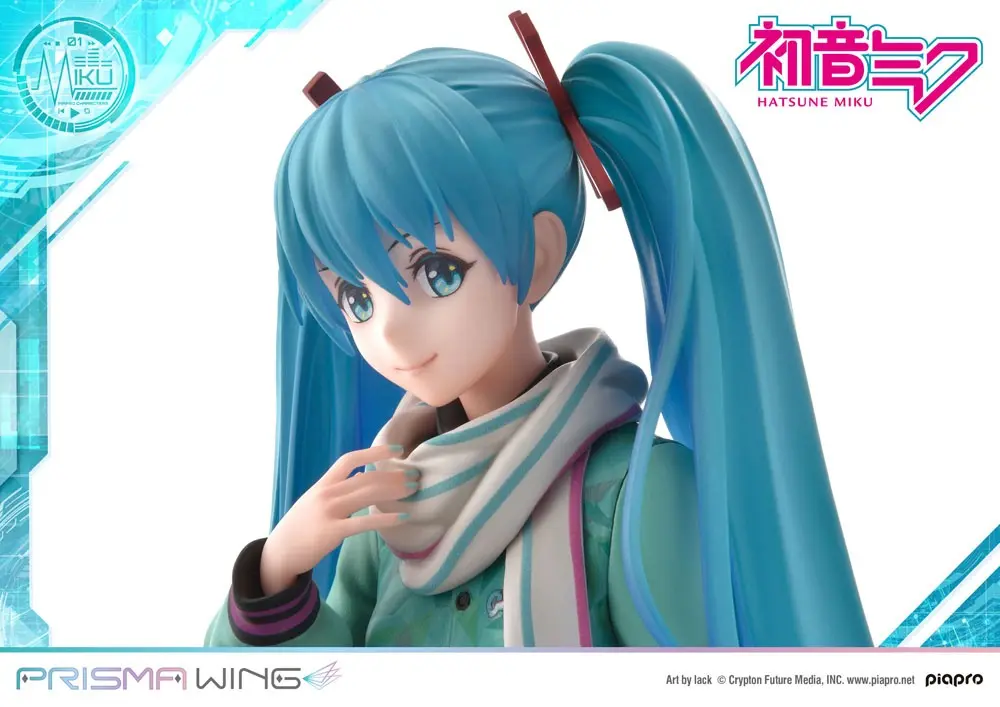 Hatsune Miku Prisma Wing PVC kip 1/7 Hatsune Miku (risba: lack) 19 cm fotografija izdelka