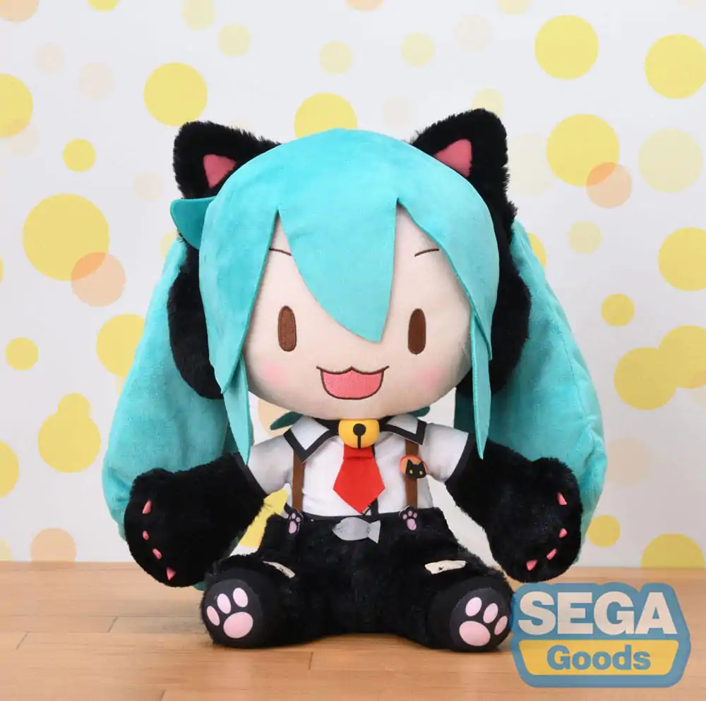 Hatsune Miku Project Diva Arcade Future Tone Fuwa Petit Plišasta Figurica Hatsune Miku Kitty Cat LL 30 cm fotografija izdelka