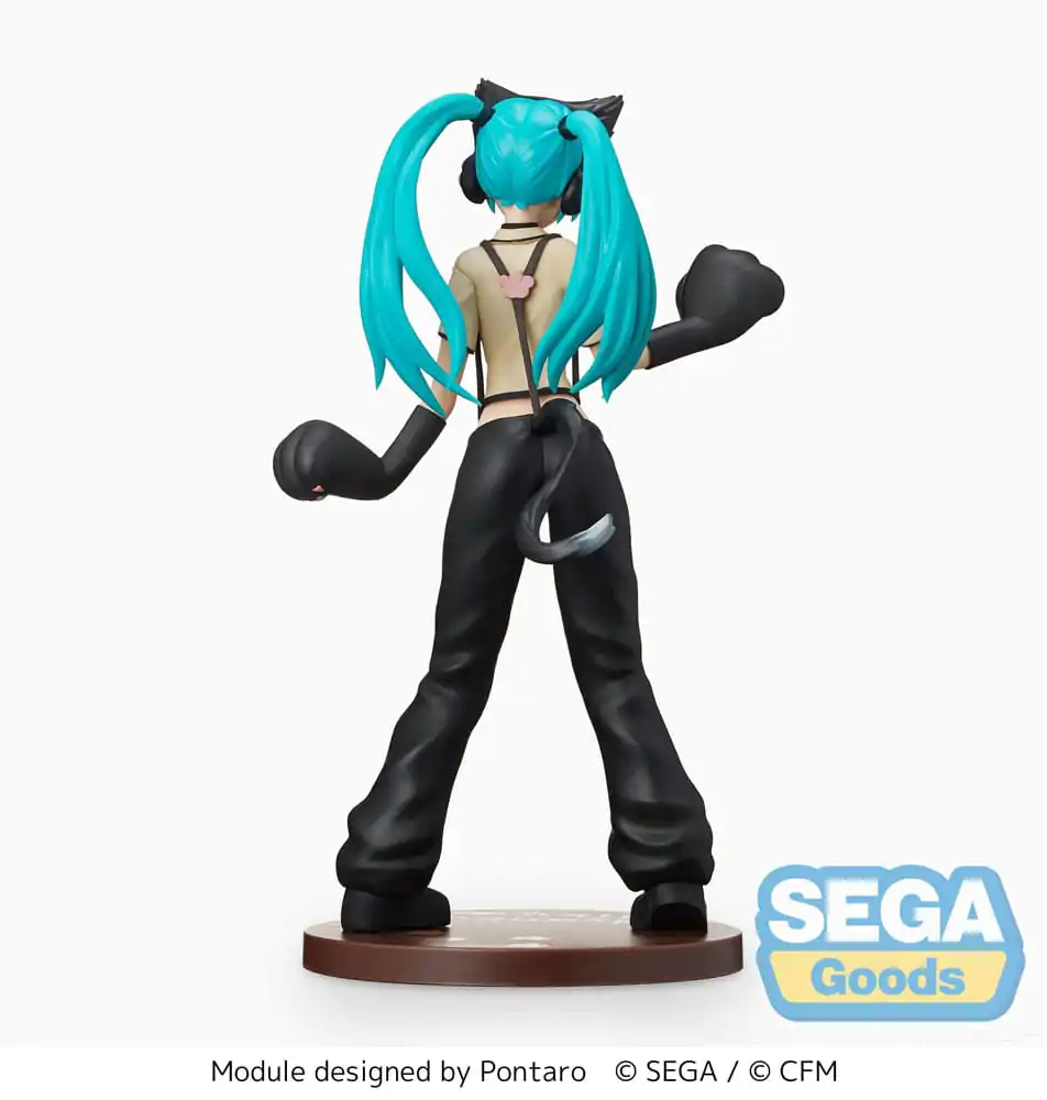 Hatsune Miku Project DIVA Arcade Future Tone SPM PVC Kip Hatsune Miku Kitty Cat 23 cm fotografija izdelka