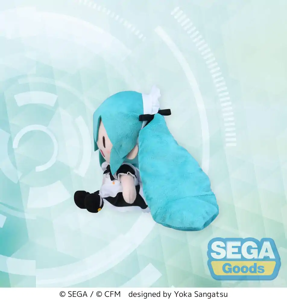 Hatsune Miku Project Diva Arcade Fuwa Petit Mini plyšová figúrka Miku Maid Ver. (EX) 16 cm fotografija izdelka