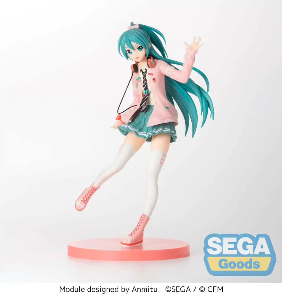 Hatsune Miku Project DIVA Arcade SPM PVC Kip Hatsune Miku Ribbon Girl 24 cm fotografija izdelka