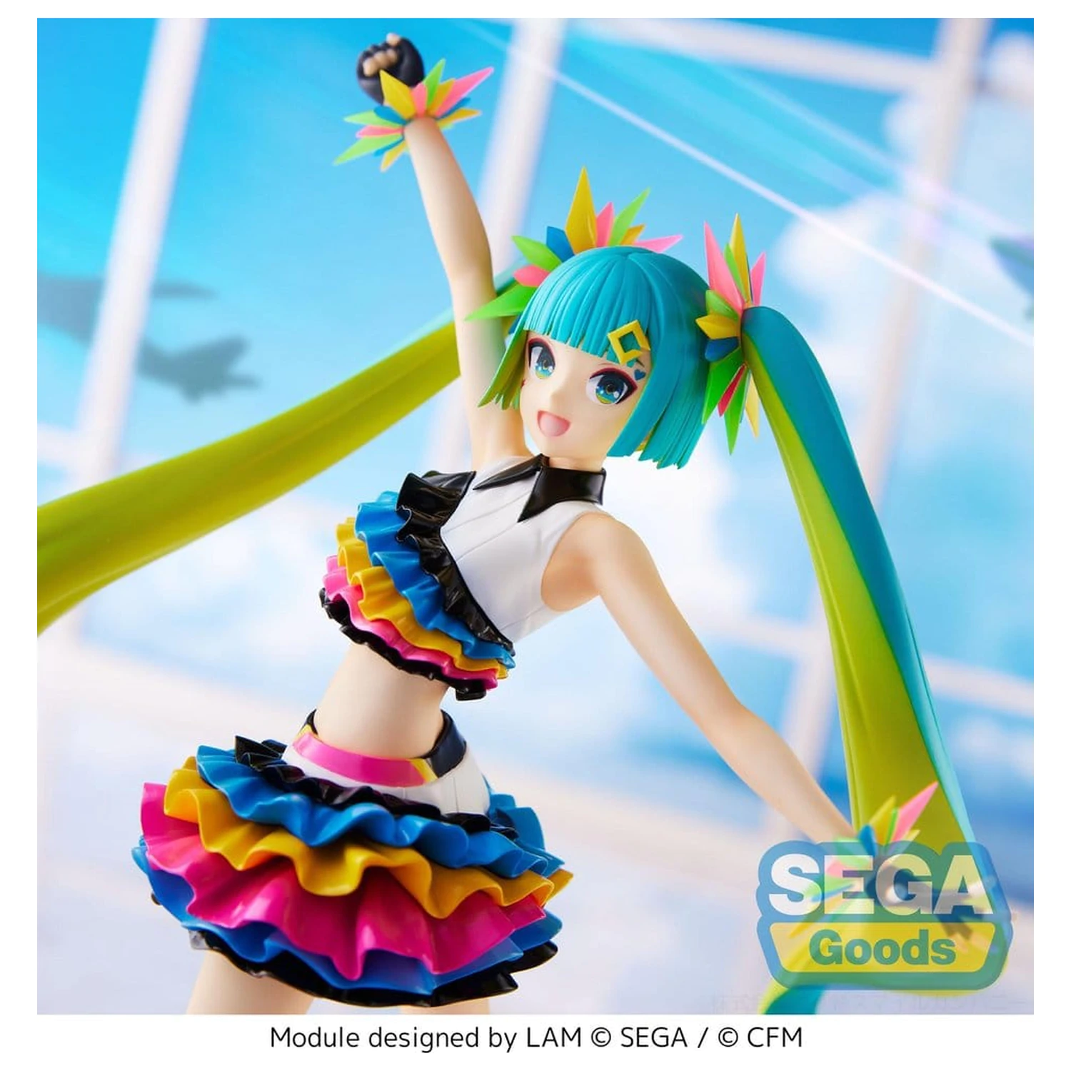 Hatsune Miku Project DIVA MEGA39's FIGURIZM PVC figura Hatsune Miku - Catch the Wave 25 cm fotografija izdelka