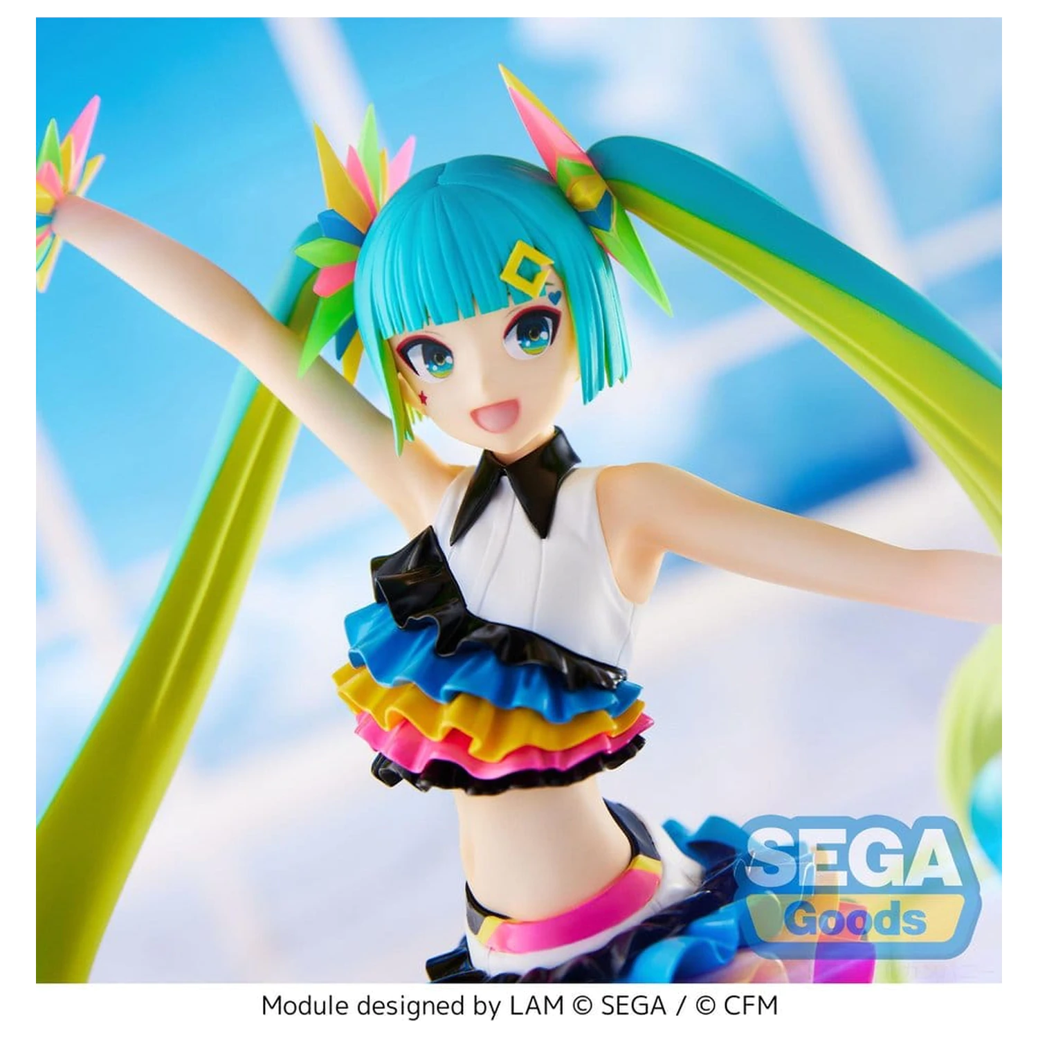 Hatsune Miku Project DIVA MEGA39's FIGURIZM PVC figura Hatsune Miku - Catch the Wave 25 cm fotografija izdelka