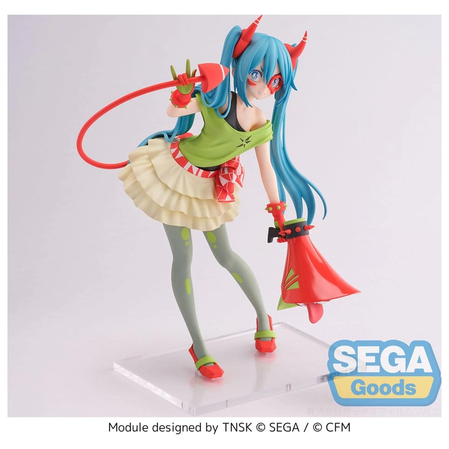 Hatsune Miku Project DIVA X FIGURIZMa PVC figura Hatsune Miku DE:MONSTAR T.R. 22 cm fotografija izdelka