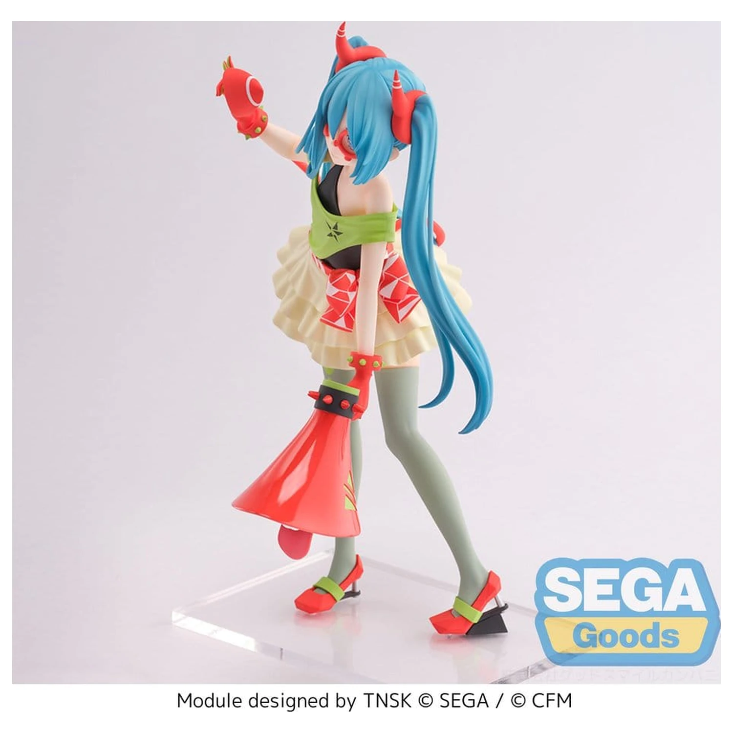 Hatsune Miku Project DIVA X FIGURIZMa PVC figura Hatsune Miku DE:MONSTAR T.R. 22 cm fotografija izdelka