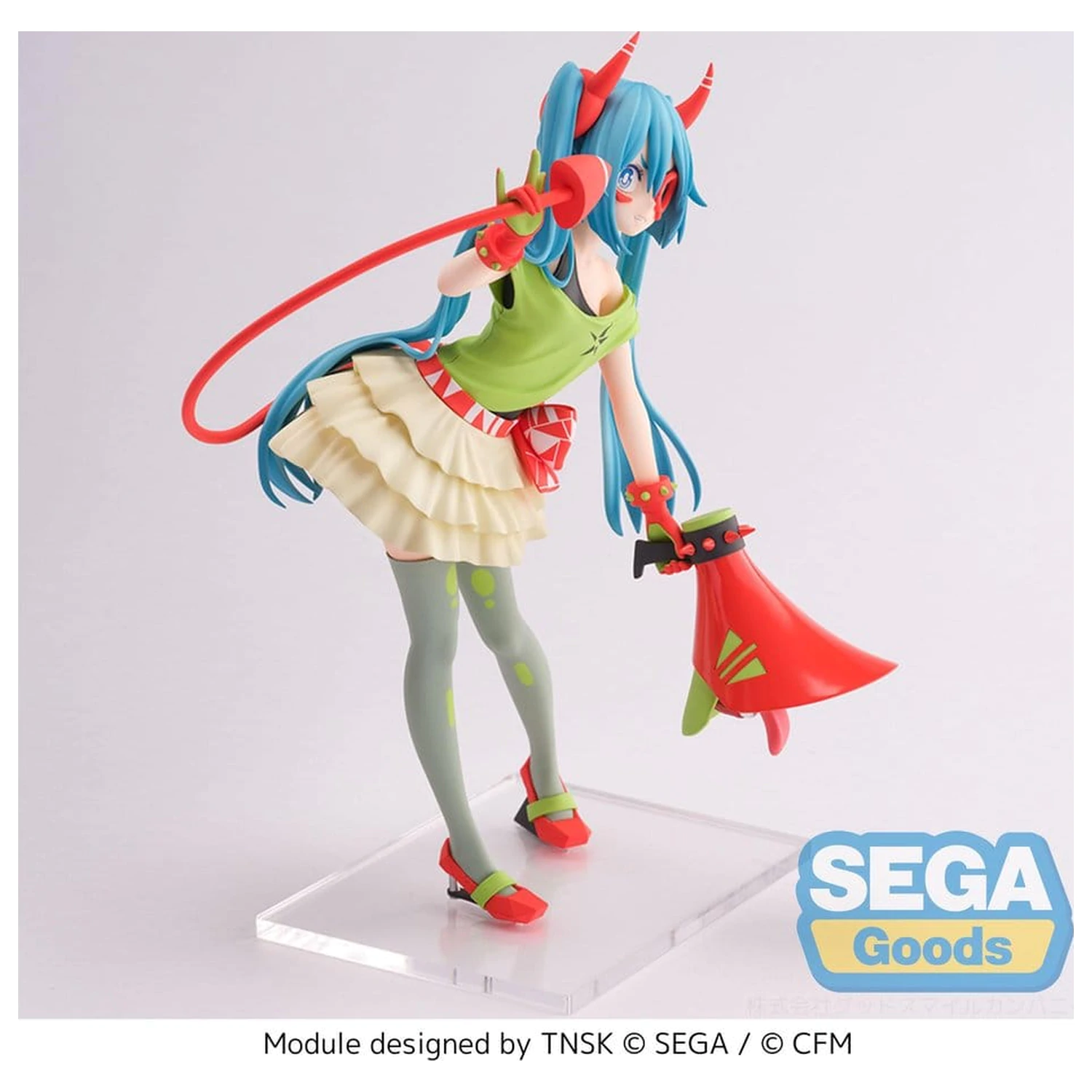 Hatsune Miku Project DIVA X FIGURIZMa PVC figura Hatsune Miku DE:MONSTAR T.R. 22 cm fotografija izdelka