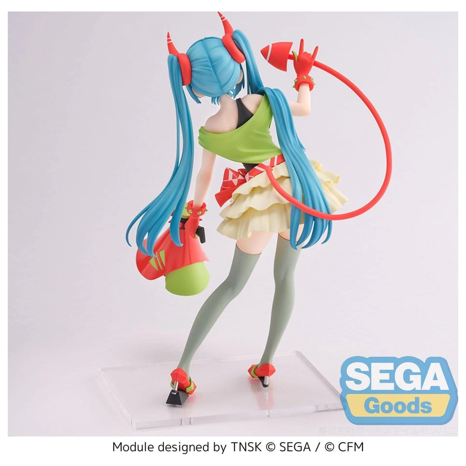 Hatsune Miku Project DIVA X FIGURIZMa PVC figura Hatsune Miku DE:MONSTAR T.R. 22 cm fotografija izdelka