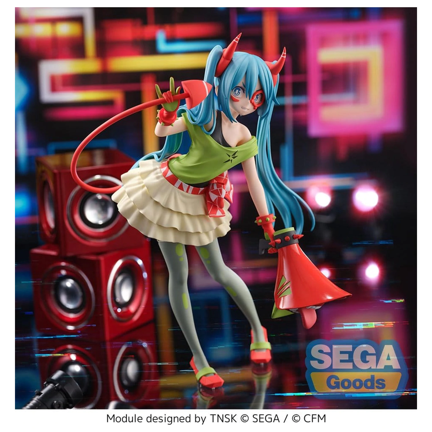 Hatsune Miku Project DIVA X FIGURIZMa PVC figura Hatsune Miku DE:MONSTAR T.R. 22 cm fotografija izdelka