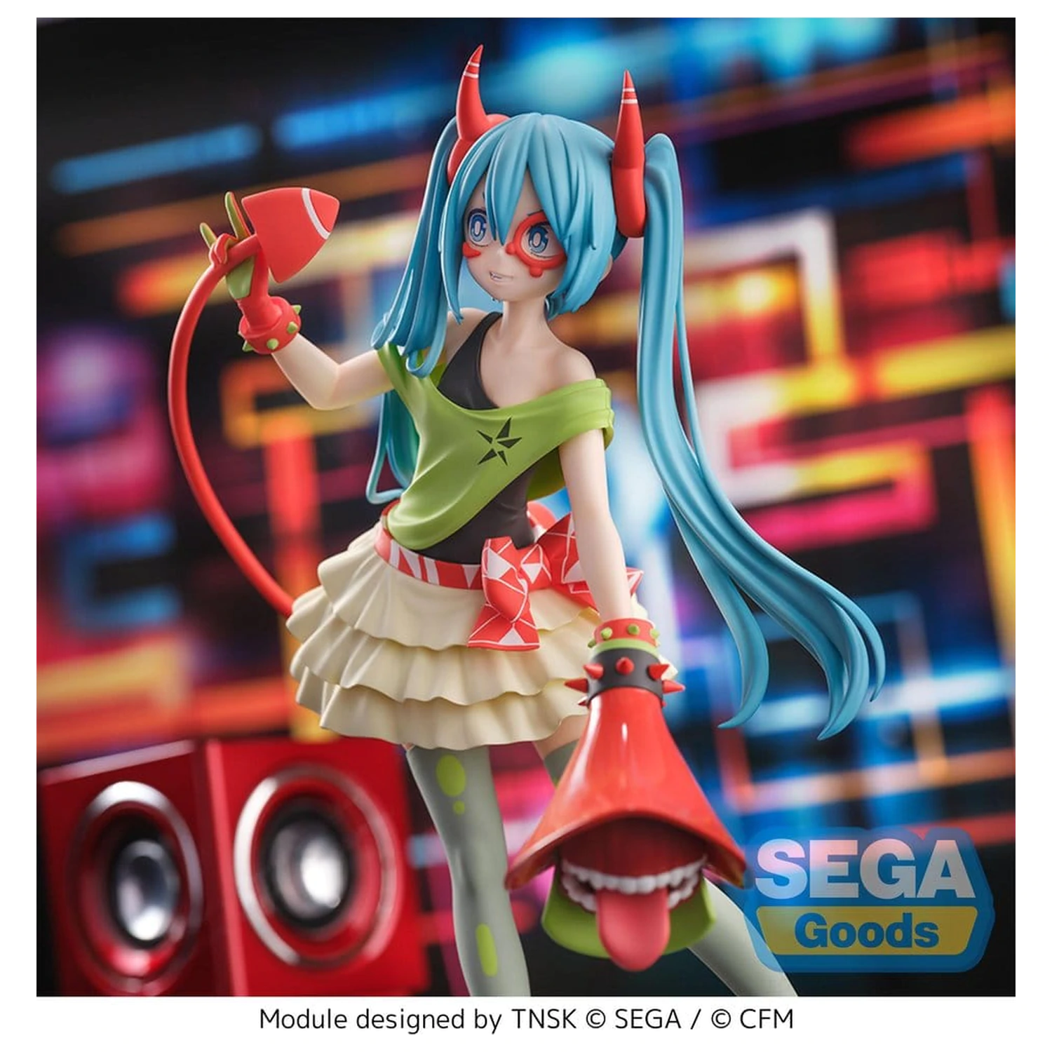 Hatsune Miku Project DIVA X FIGURIZMa PVC figura Hatsune Miku DE:MONSTAR T.R. 22 cm fotografija izdelka