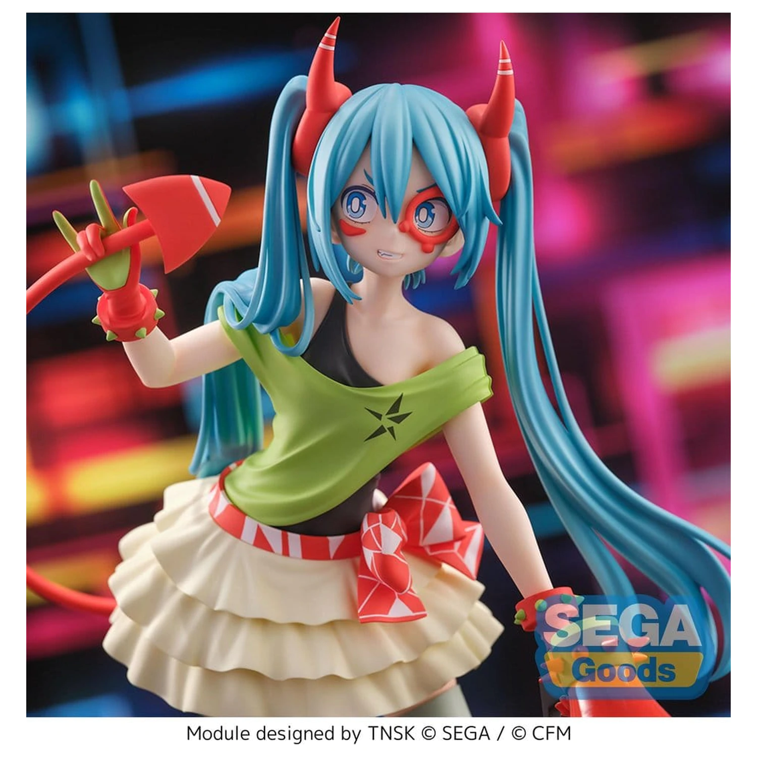 Hatsune Miku Project DIVA X FIGURIZMa PVC figura Hatsune Miku DE:MONSTAR T.R. 22 cm fotografija izdelka