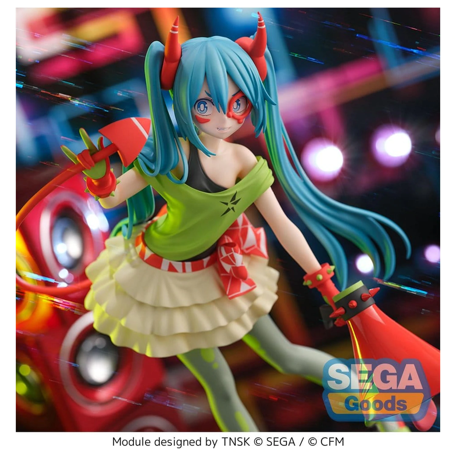 Hatsune Miku Project DIVA X FIGURIZMa PVC figura Hatsune Miku DE:MONSTAR T.R. 22 cm fotografija izdelka