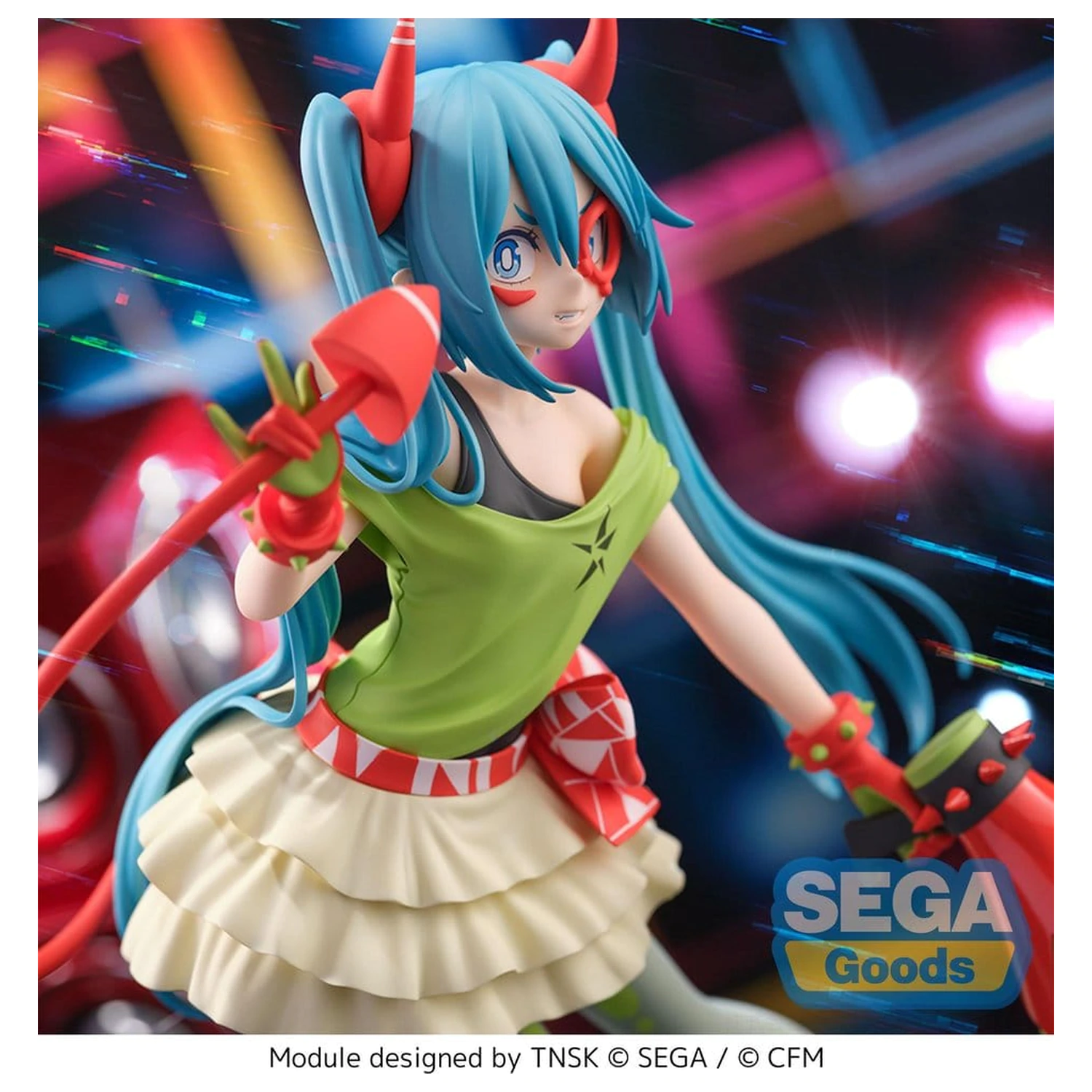 Hatsune Miku Project DIVA X FIGURIZMa PVC figura Hatsune Miku DE:MONSTAR T.R. 22 cm fotografija izdelka