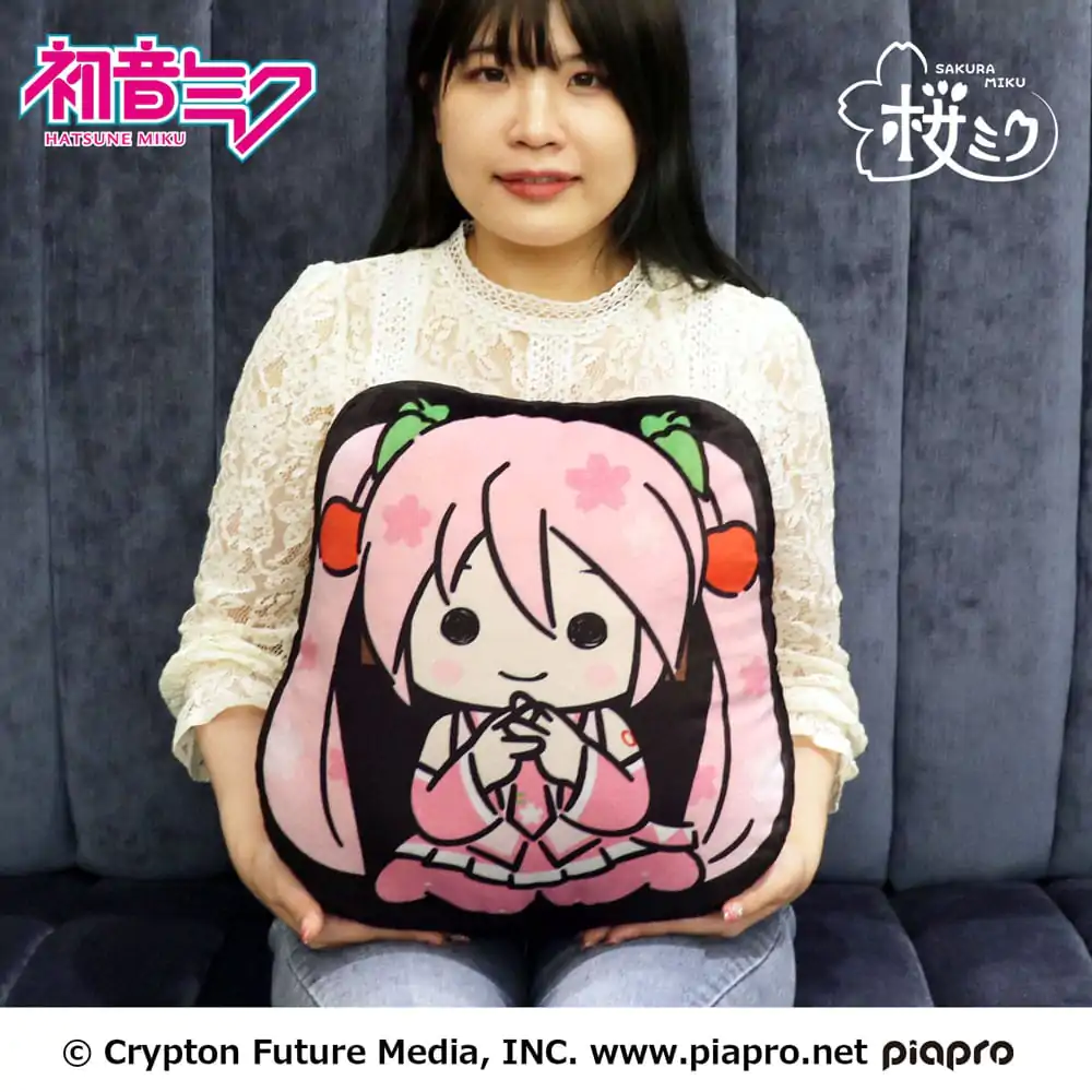 Hatsune Miku 2D plišasta figura Sakura Miku 34 cm fotografija izdelka