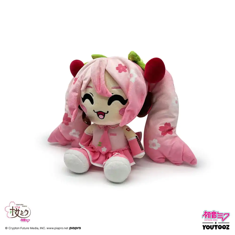 Hatsune Miku Plišasta Figurica Sakura Miku 22 cm fotografija izdelka