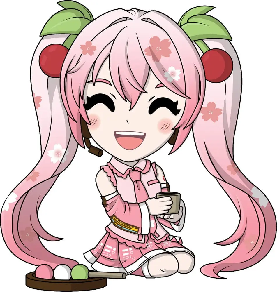 Hatsune Miku vinilna figura Sakura Miku 9 cm fotografija izdelka