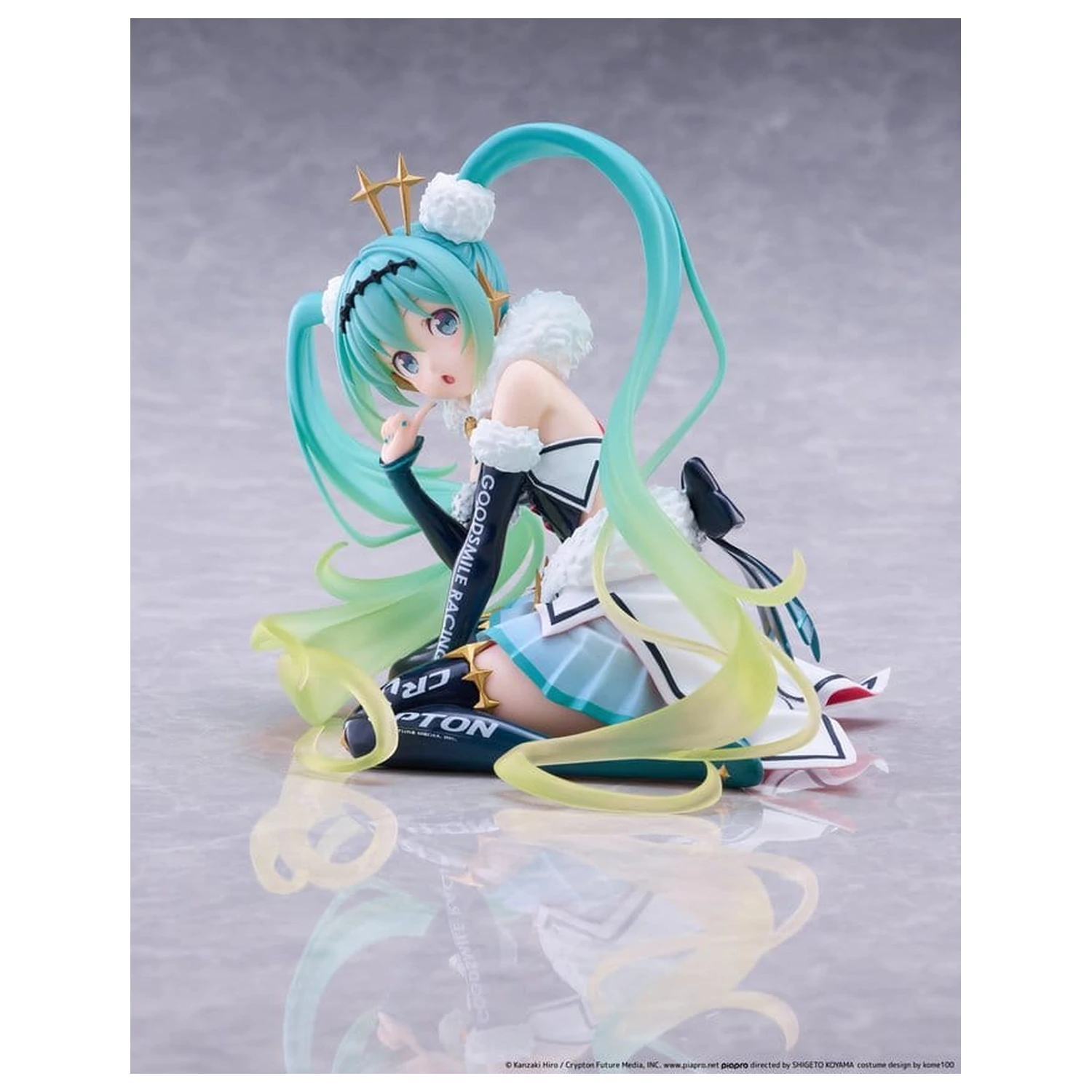 Hatsune Miku Taito Kuji PVC Figura Racing Miku 2018 Ver. Round 8 13 cm fotografija izdelka