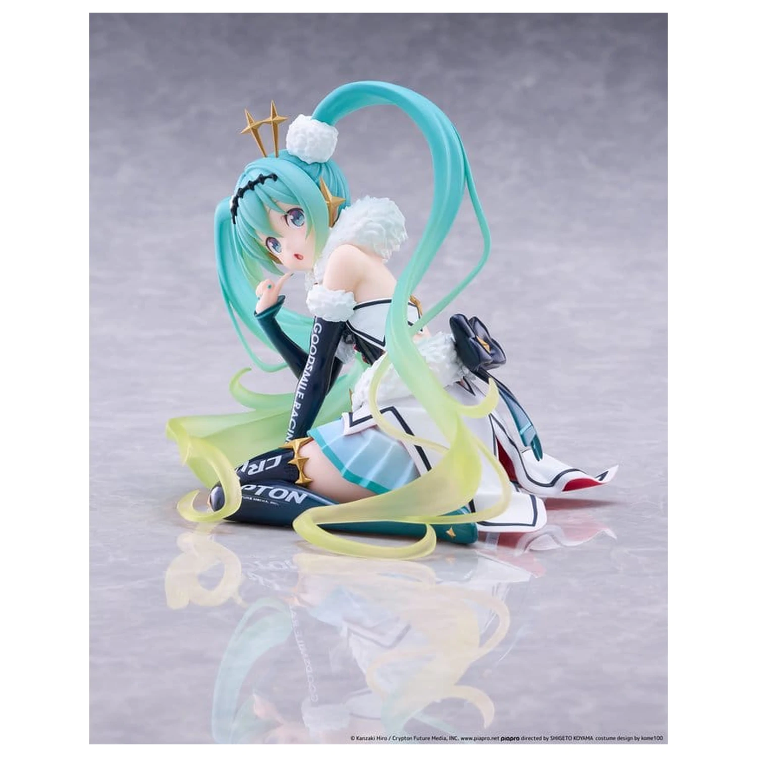 Hatsune Miku Taito Kuji PVC Figura Racing Miku 2018 Ver. Round 8 13 cm fotografija izdelka