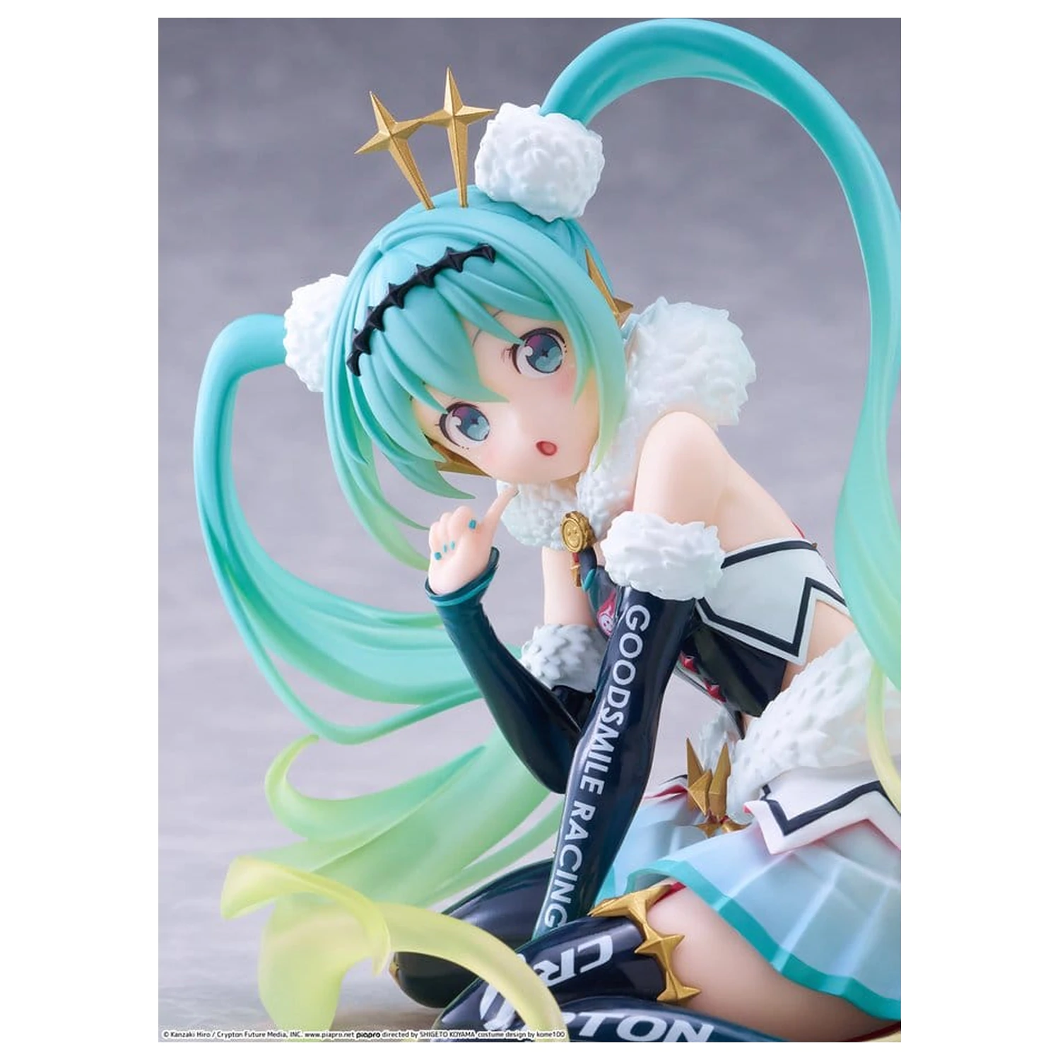 Hatsune Miku Taito Kuji PVC Figura Racing Miku 2018 Ver. Round 8 13 cm fotografija izdelka
