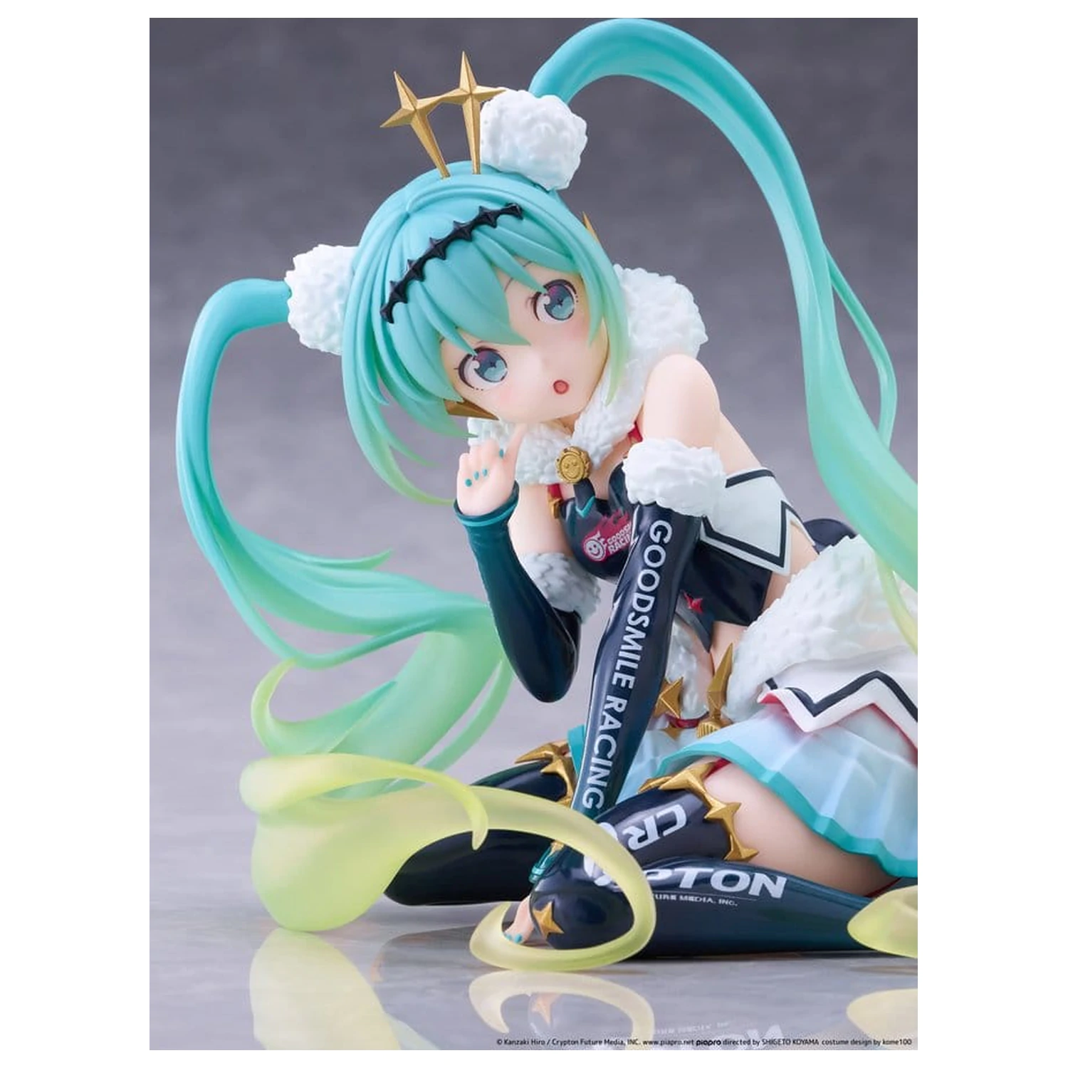 Hatsune Miku Taito Kuji PVC Figura Racing Miku 2018 Ver. Round 8 13 cm fotografija izdelka