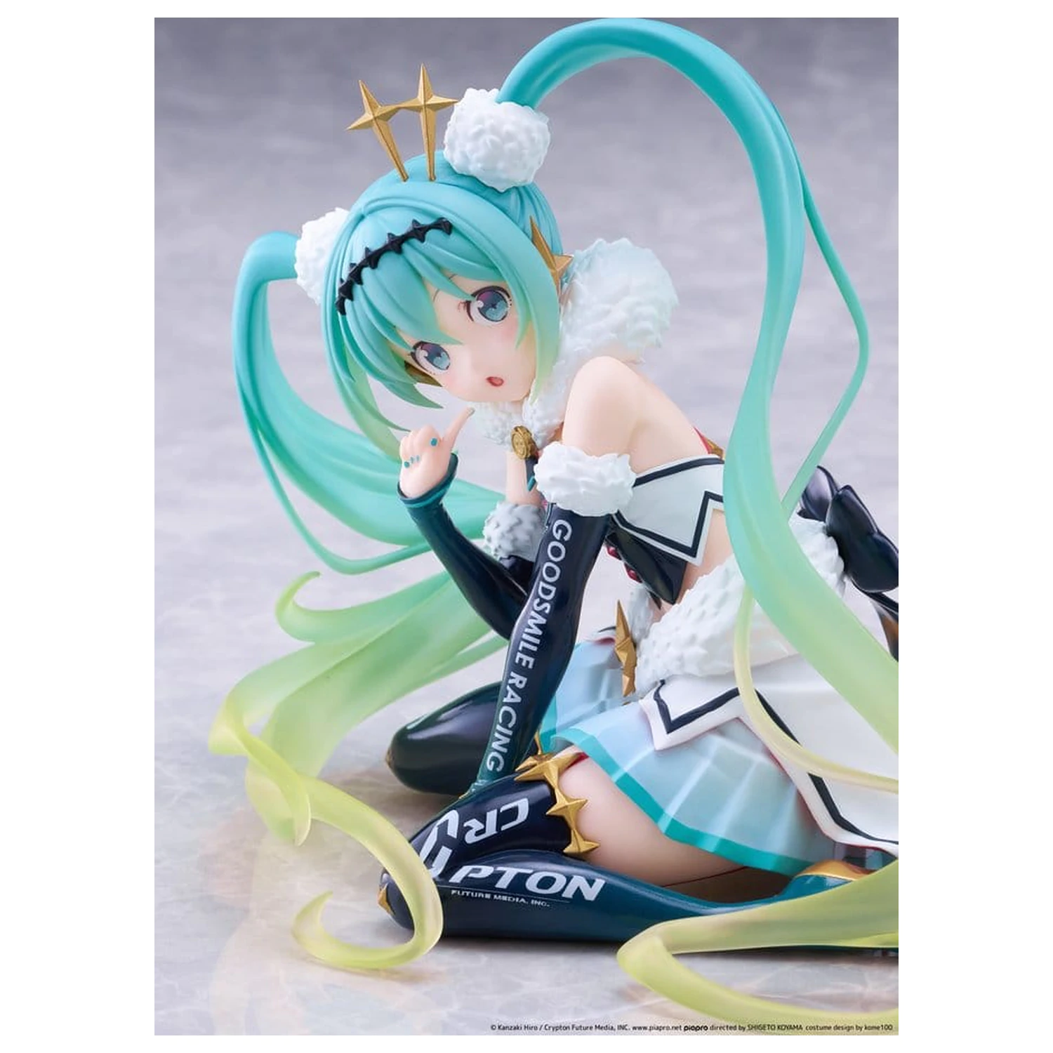 Hatsune Miku Taito Kuji PVC Figura Racing Miku 2018 Ver. Round 8 13 cm fotografija izdelka