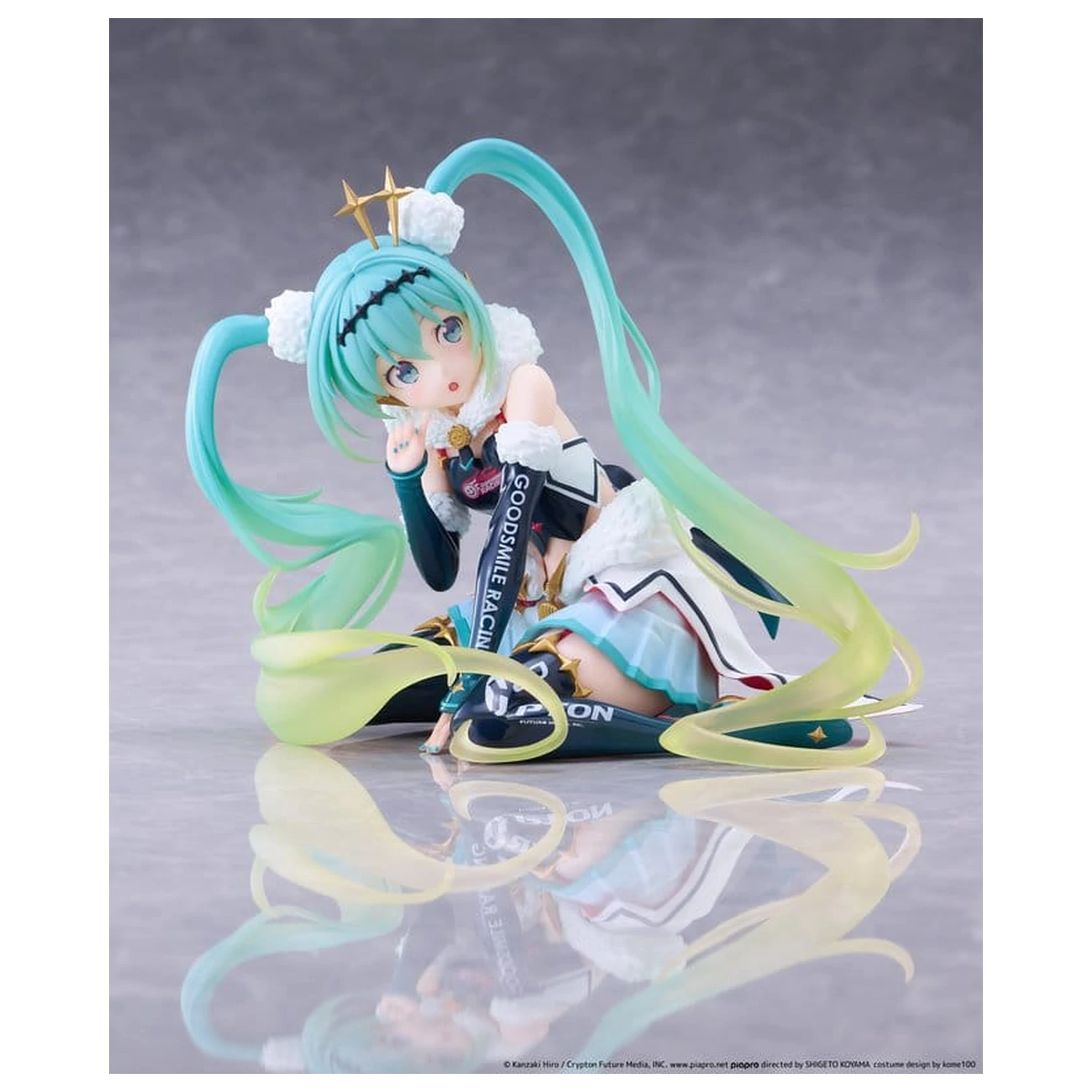Hatsune Miku Taito Kuji PVC Figura Racing Miku 2018 Ver. Round 8 13 cm fotografija izdelka