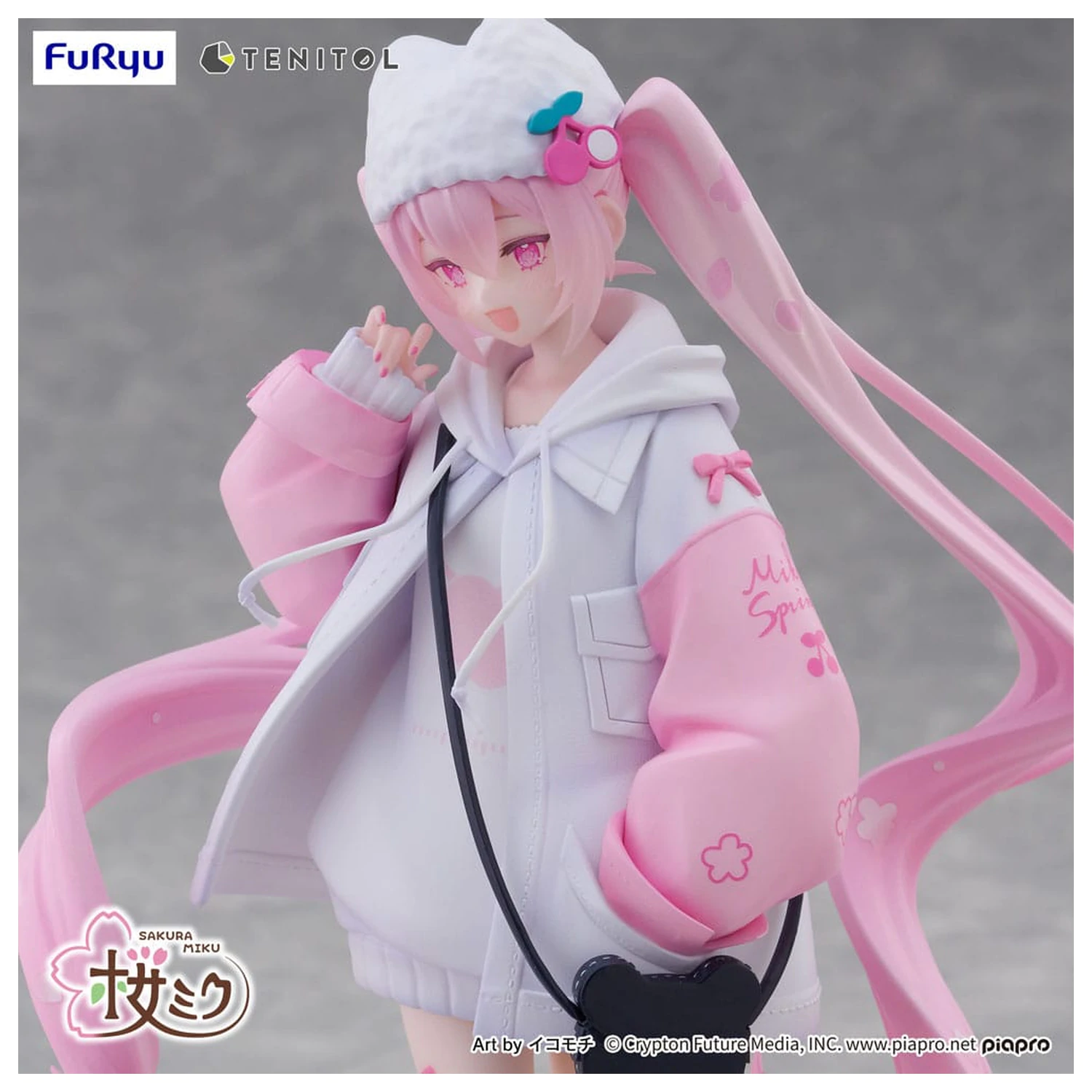 Hatsune Miku Tenitol PVC kip Sakura Miku Cool style [petit] 19 cm fotografija izdelka