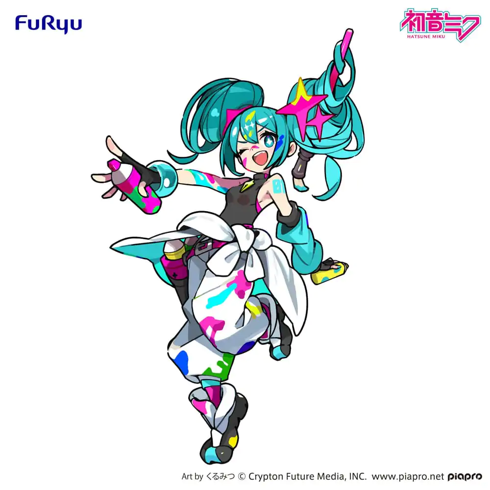Hatsune Miku Trio-Try-iT PVC kip Miku Paint Girl 19 cm fotografija izdelka