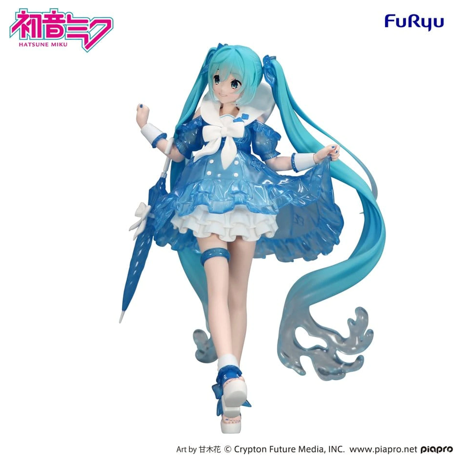 Hatsune Miku Trio-Try-iT PVC Kip Miku Rainy Dance 19 cm fotografija izdelka