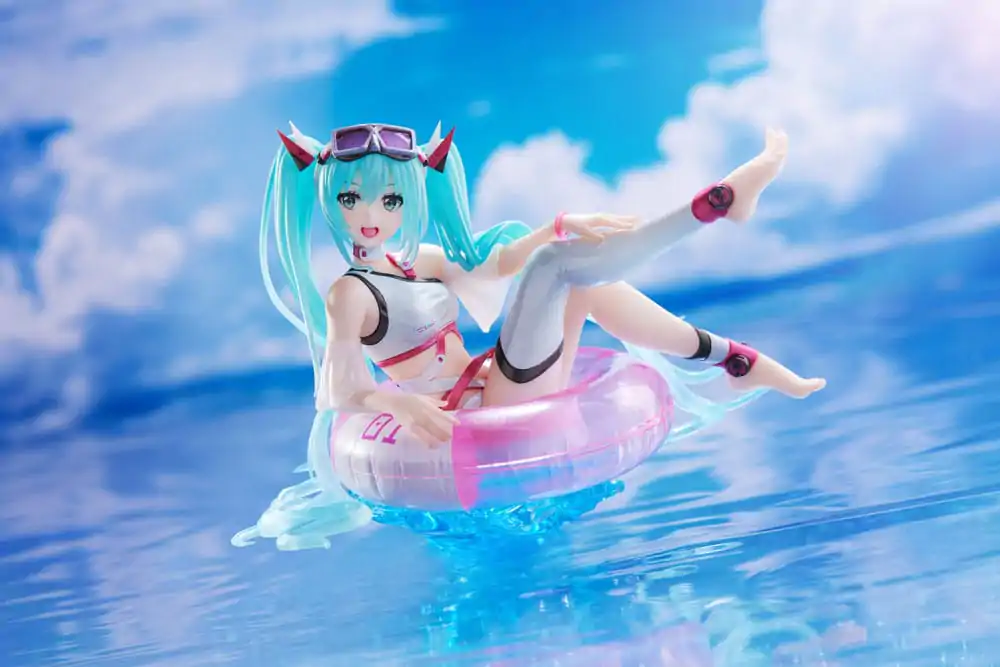 Hatsune Miku Wonderland PVC Kip Aqua Float Girls Figure Hatsune Miku Reissue 18 cm fotografija izdelka