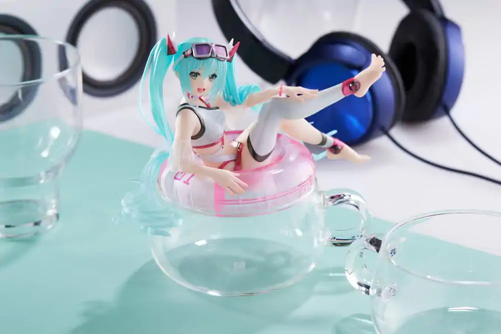 Hatsune Miku Wonderland PVC Kip Aqua Float Girls Figure Hatsune Miku Reissue 18 cm fotografija izdelka