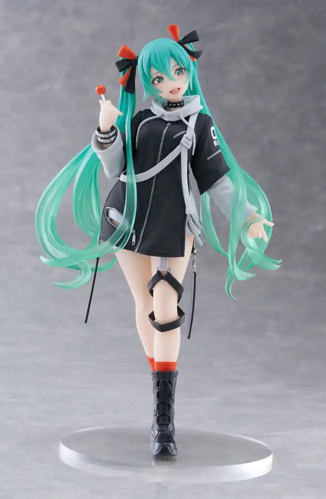 Hatsune Miku Wonderland PVC kip Fashion Punk Ver. 18 cm fotografija izdelka