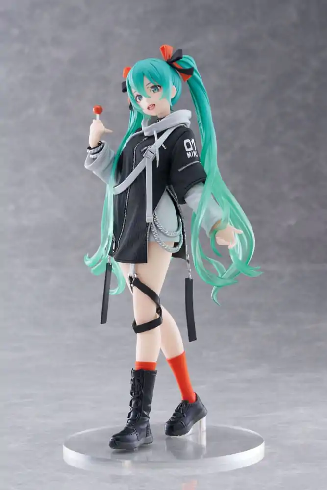 Hatsune Miku Wonderland PVC kip Fashion Punk Ver. 18 cm fotografija izdelka