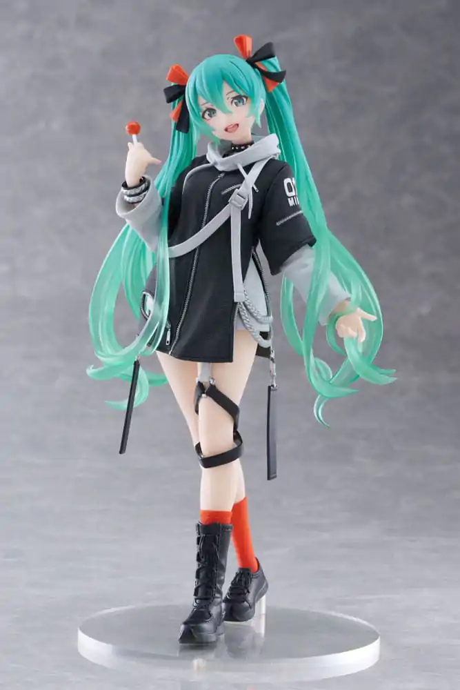 Hatsune Miku Wonderland PVC kip Fashion Punk Ver. 18 cm fotografija izdelka