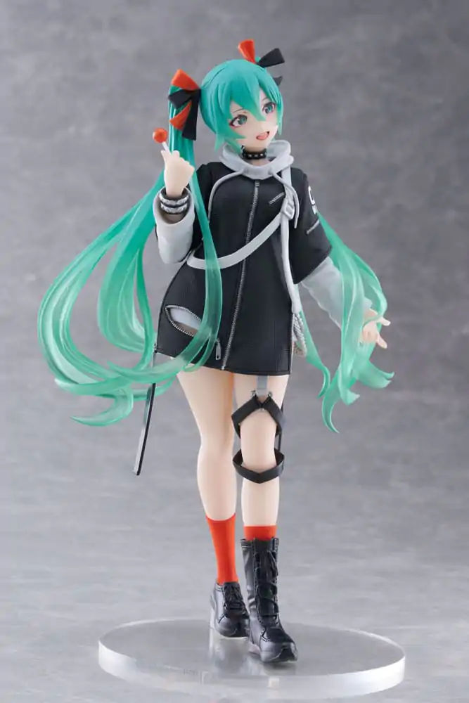 Hatsune Miku Wonderland PVC kip Fashion Punk Ver. 18 cm fotografija izdelka