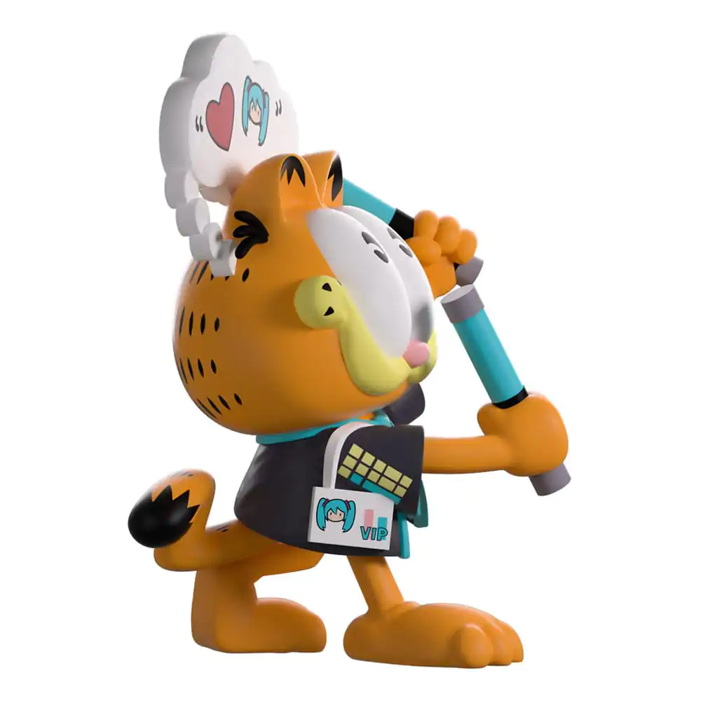 Hatsune Miku x Garfield Vinilna figura Miku Concert Garfield 13 cm fotografija izdelka