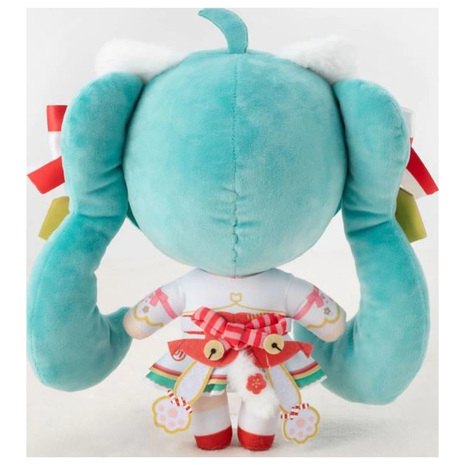 Hatsune Miku x Maneki-Neko White Cat plišasta igrača 22 cm fotografija izdelka