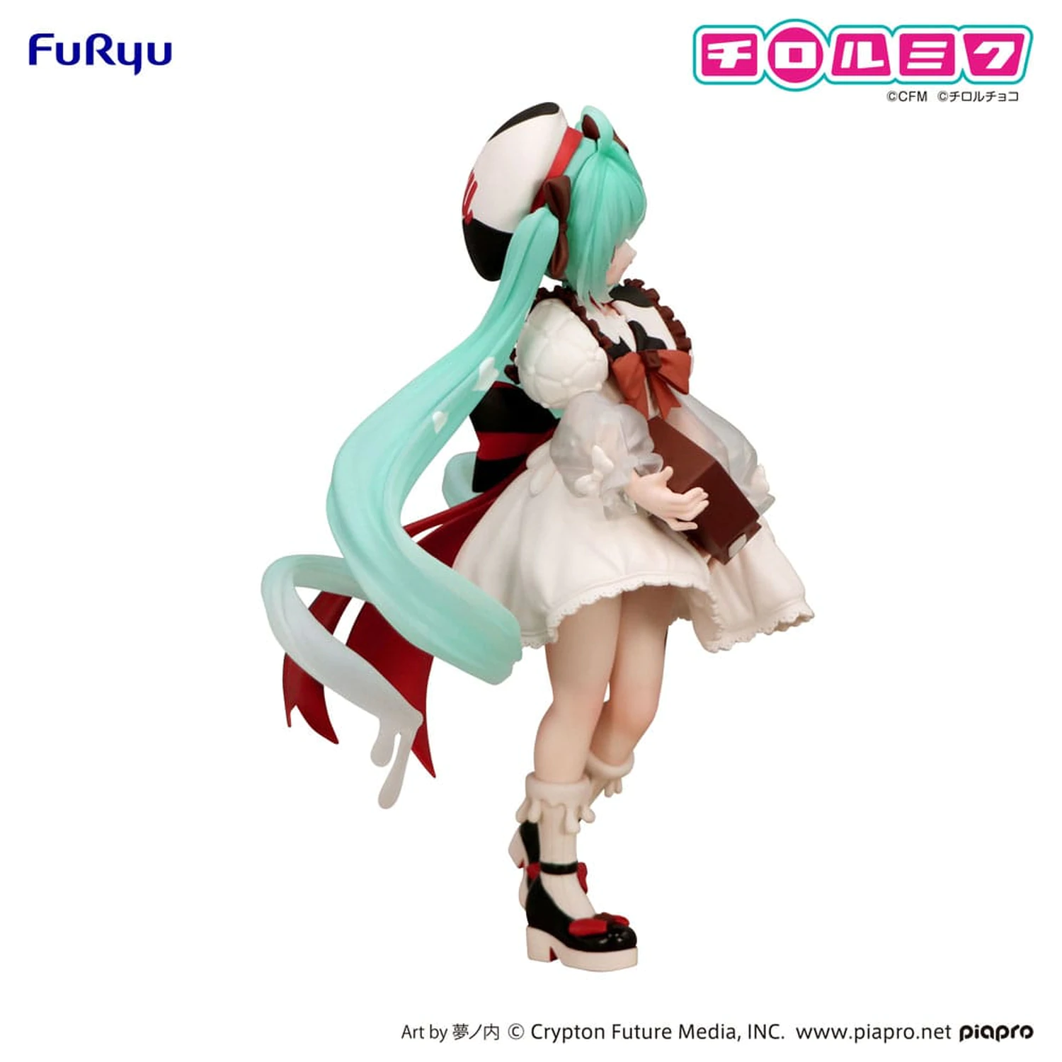 Hatsune Miku x Tirol Choco Trio-Try-iT PVC kip Hatsune Miku Milk Ver. 18 cm fotografija izdelka