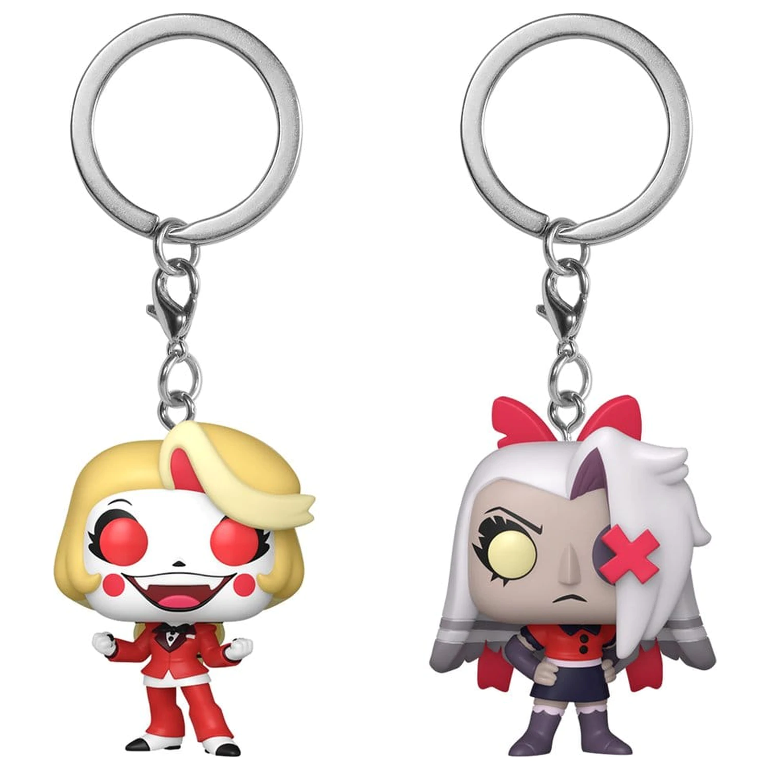 Hazbin Hotel Funko POP! vinilni obesek za ključe, dvojno pakiranje Charlie & Vaggie 4 cm fotografija izdelka