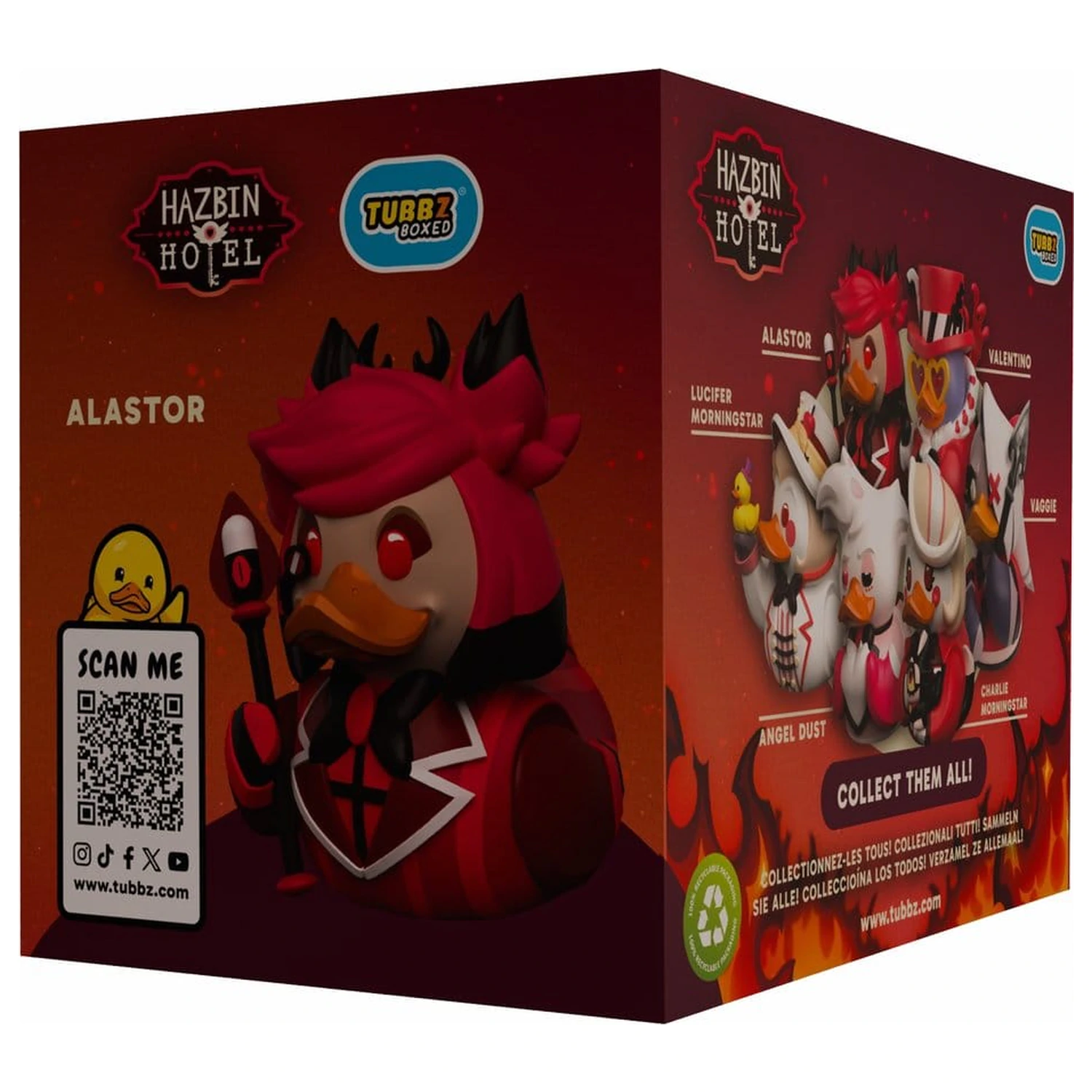 Hazbin Hotel Tubbz PVC figura Alastor v škatli, izdaja 10 cm fotografija izdelka