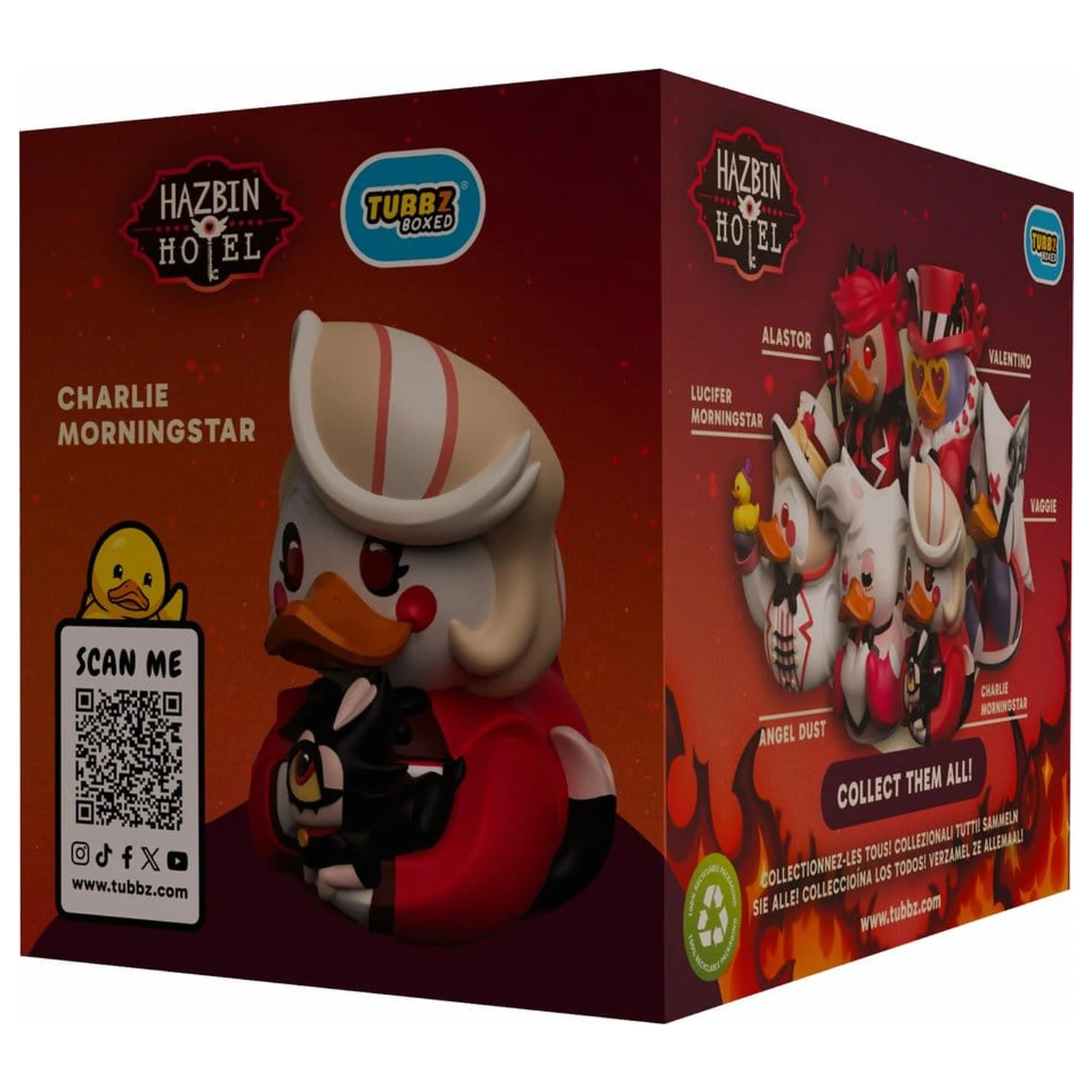 Hazbin Hotel Tubbz PVC figura Charlie Morningstar, pakirana izdaja, 10 cm fotografija izdelka